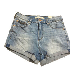 NWOT Garage High Waisted Distressed Cuffed Jean Shorts